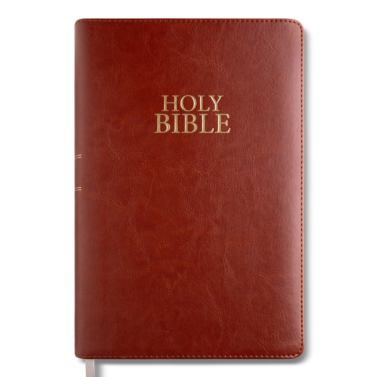NIV Giant Print Luxury Leather Touch Tan Bible