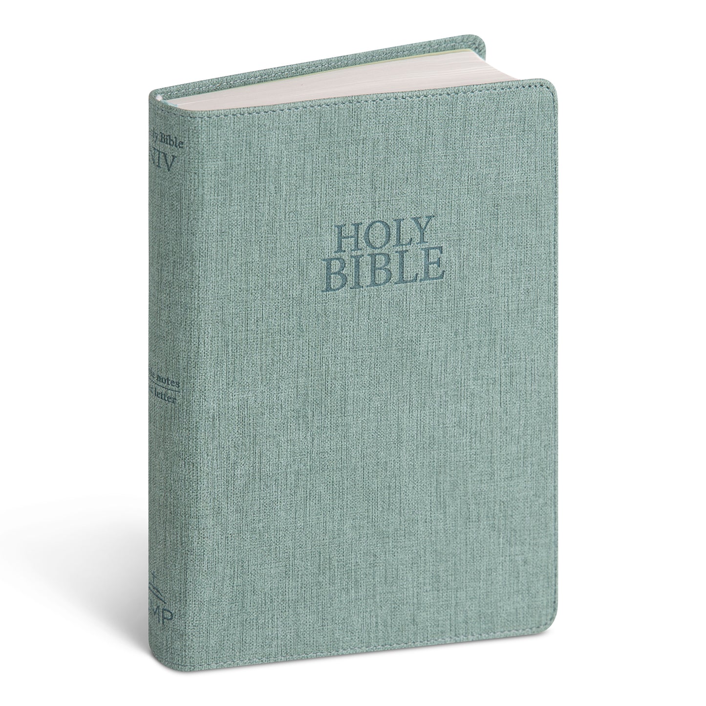 NIV Bible - Linen Feel Calm Green