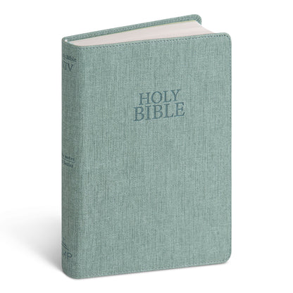 NIV Bible - Linen Feel Calm Green