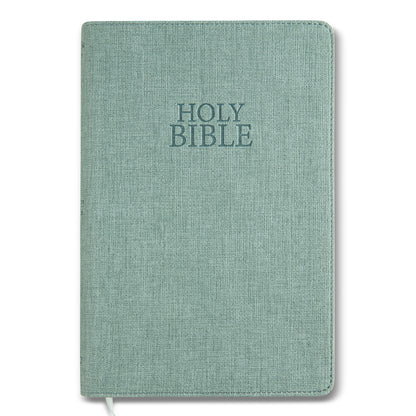 NIV Bible - Linen Feel Calm Green