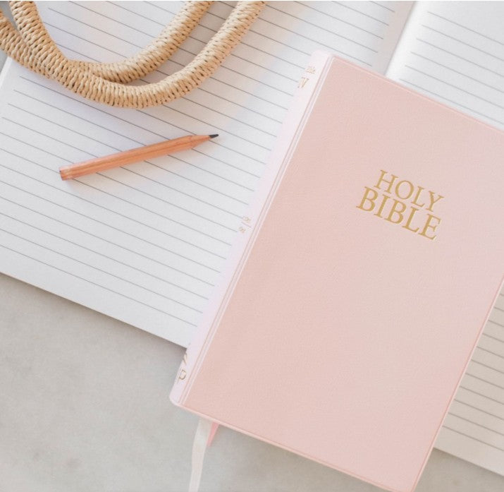 NIV Bible - Blush Pink Vinyl